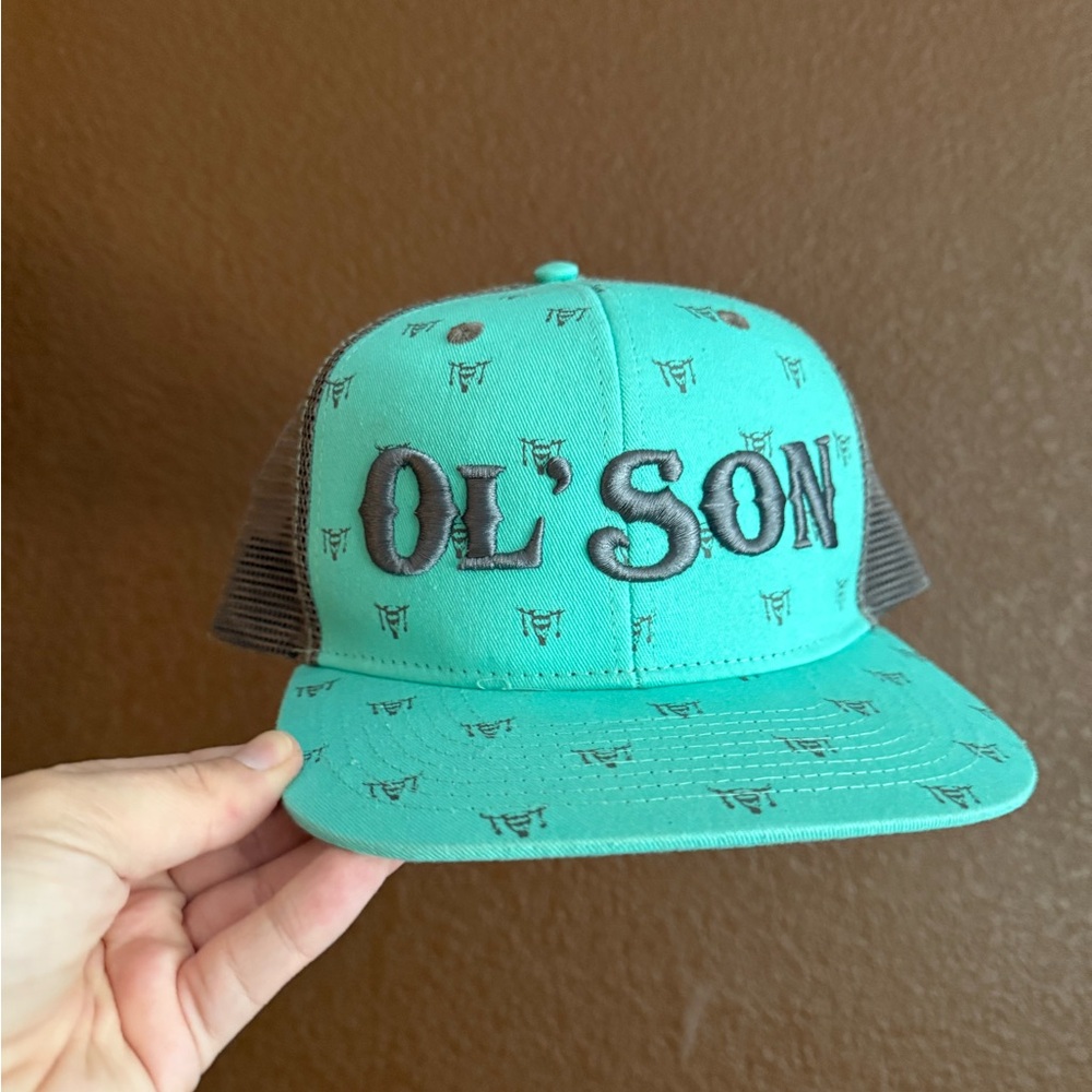 Dale Brisby Teal and grey Cap
